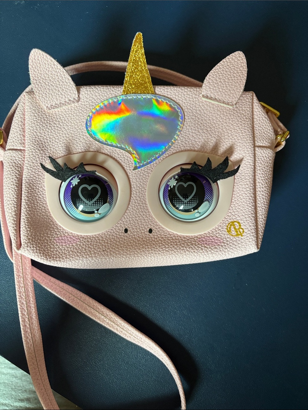 Purse Pet Pink Unicorn Crossbody Bag for Kids